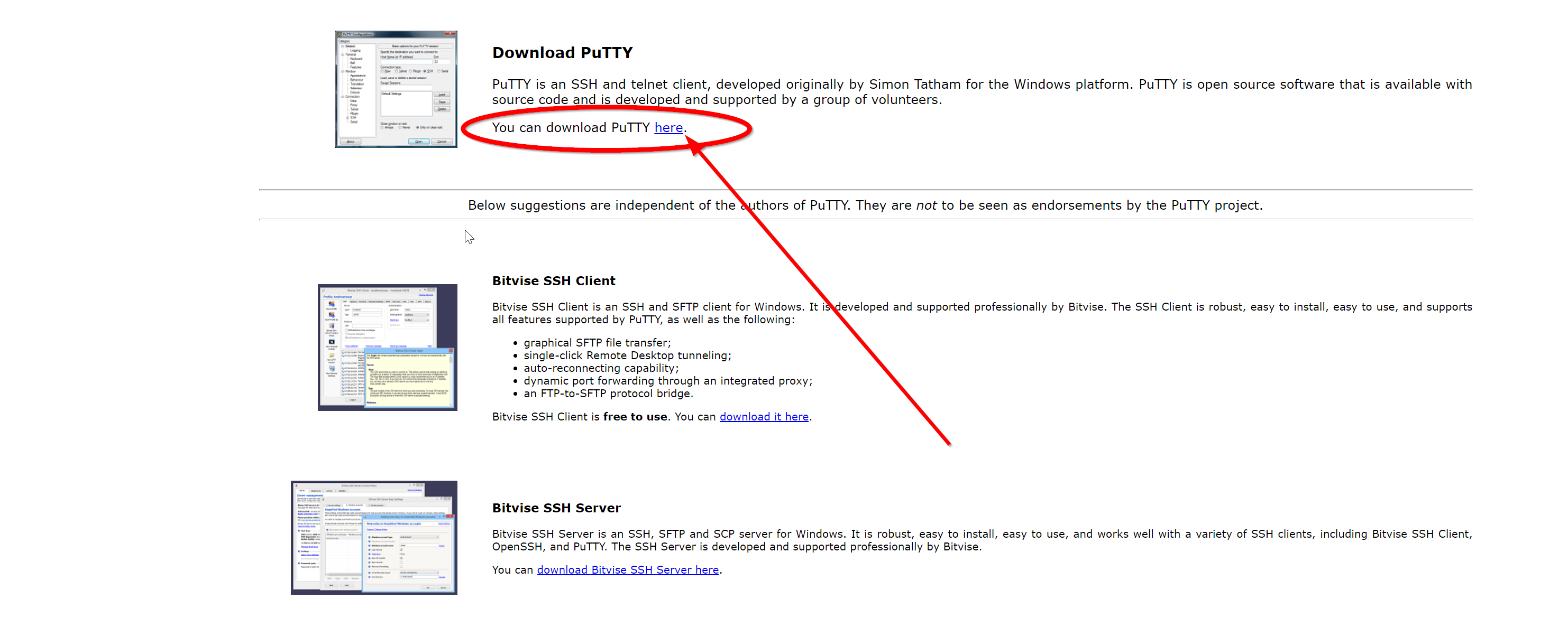 free download putty for windows 10 64 bit